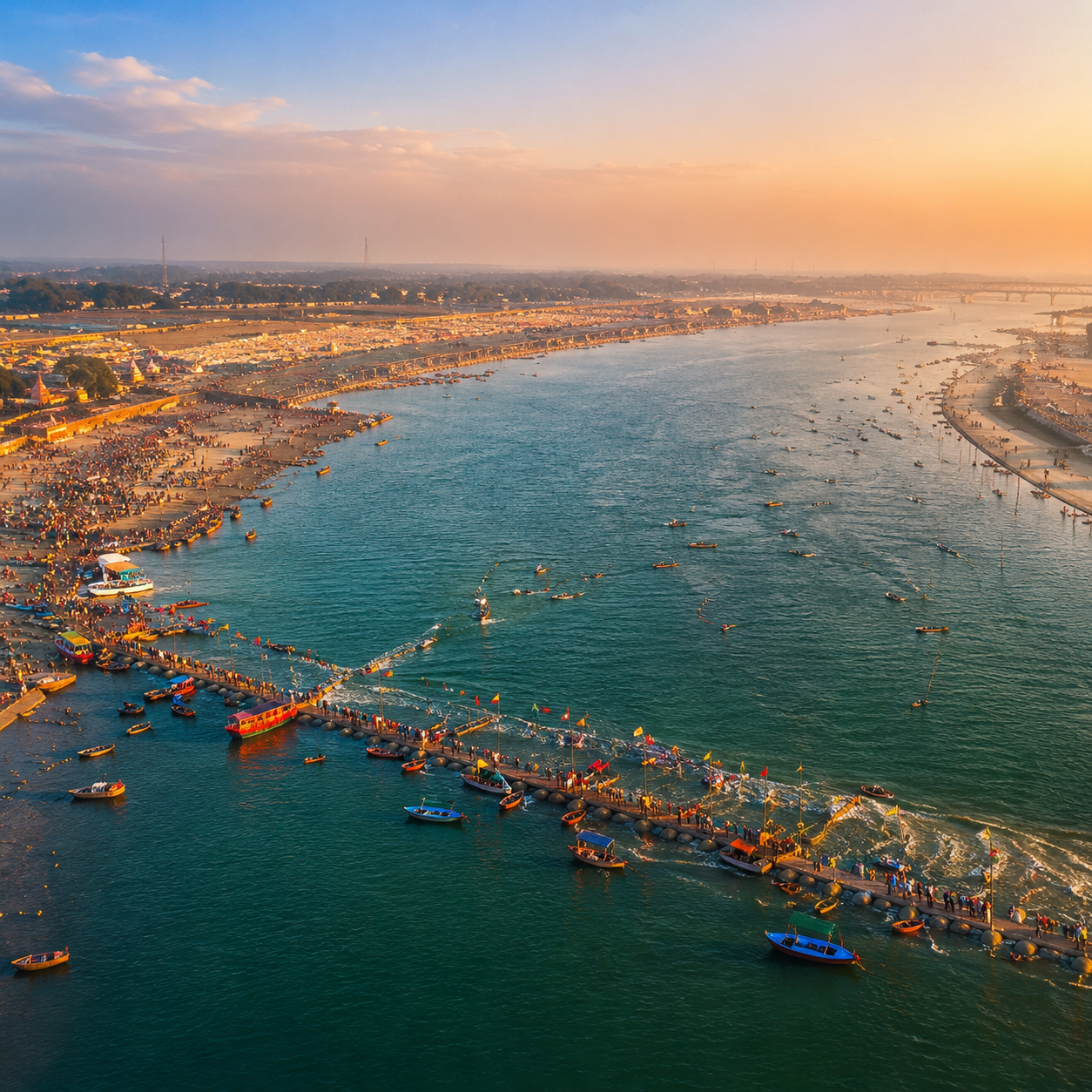 Triveni-Sangam-in-Allahabad-Prayagraj