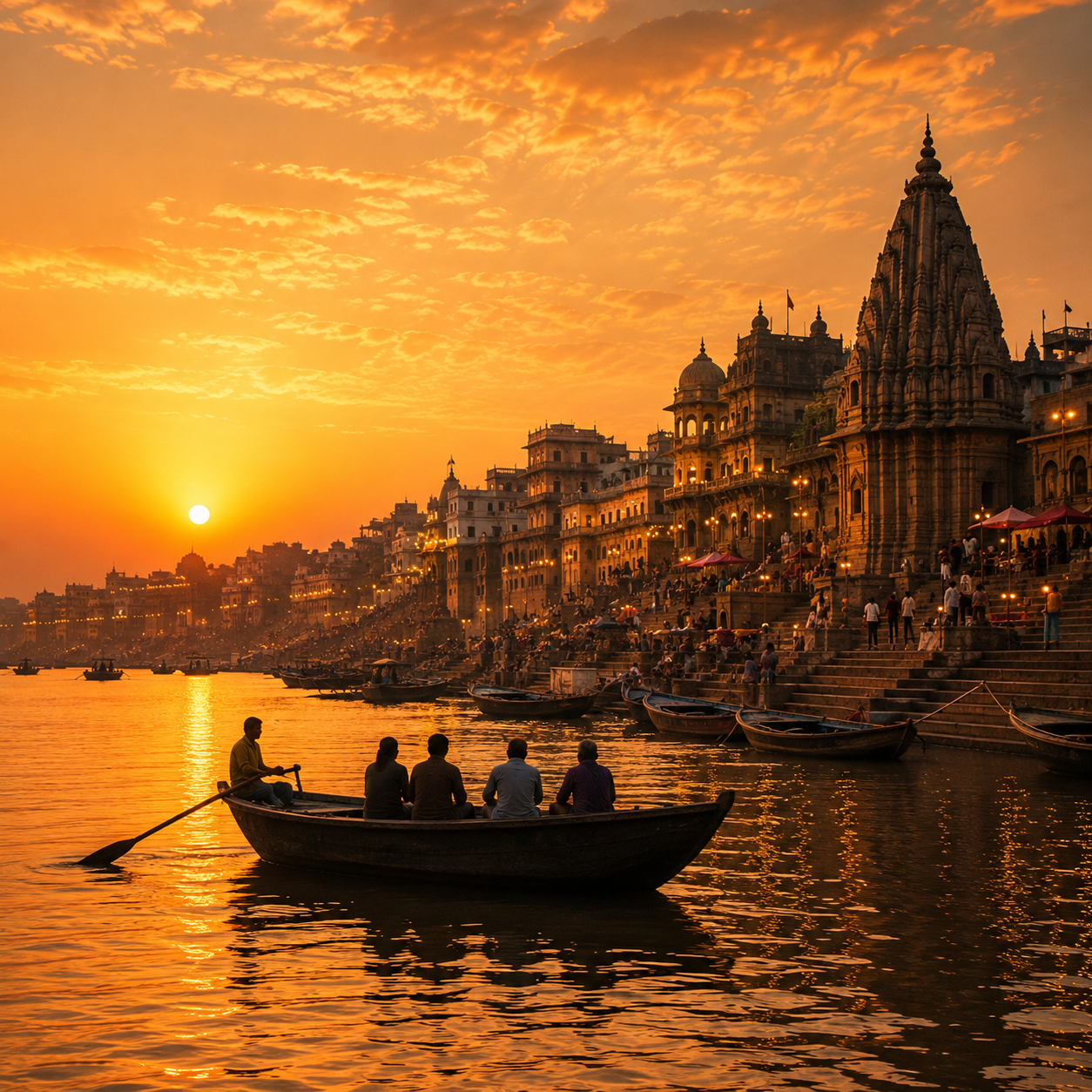 Divine-Ghats-in-Varanasi
