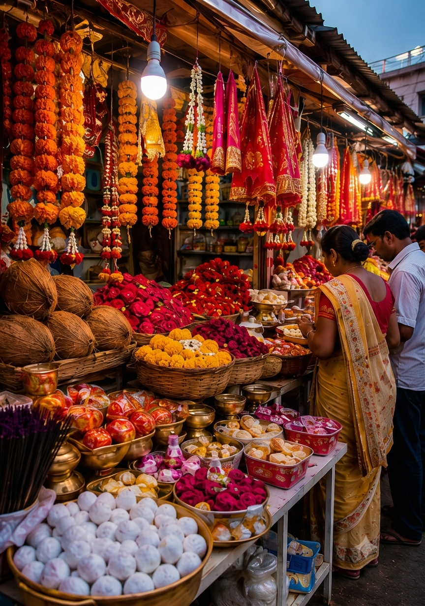Prasad-Shop-in-Vindhyachal-Temple
